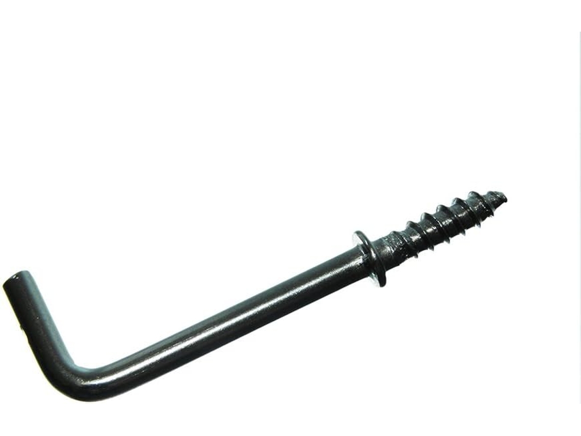 Pacote Com 100 Ganchos Grandes De Aço Cromado Para Roupas (32 Mm)