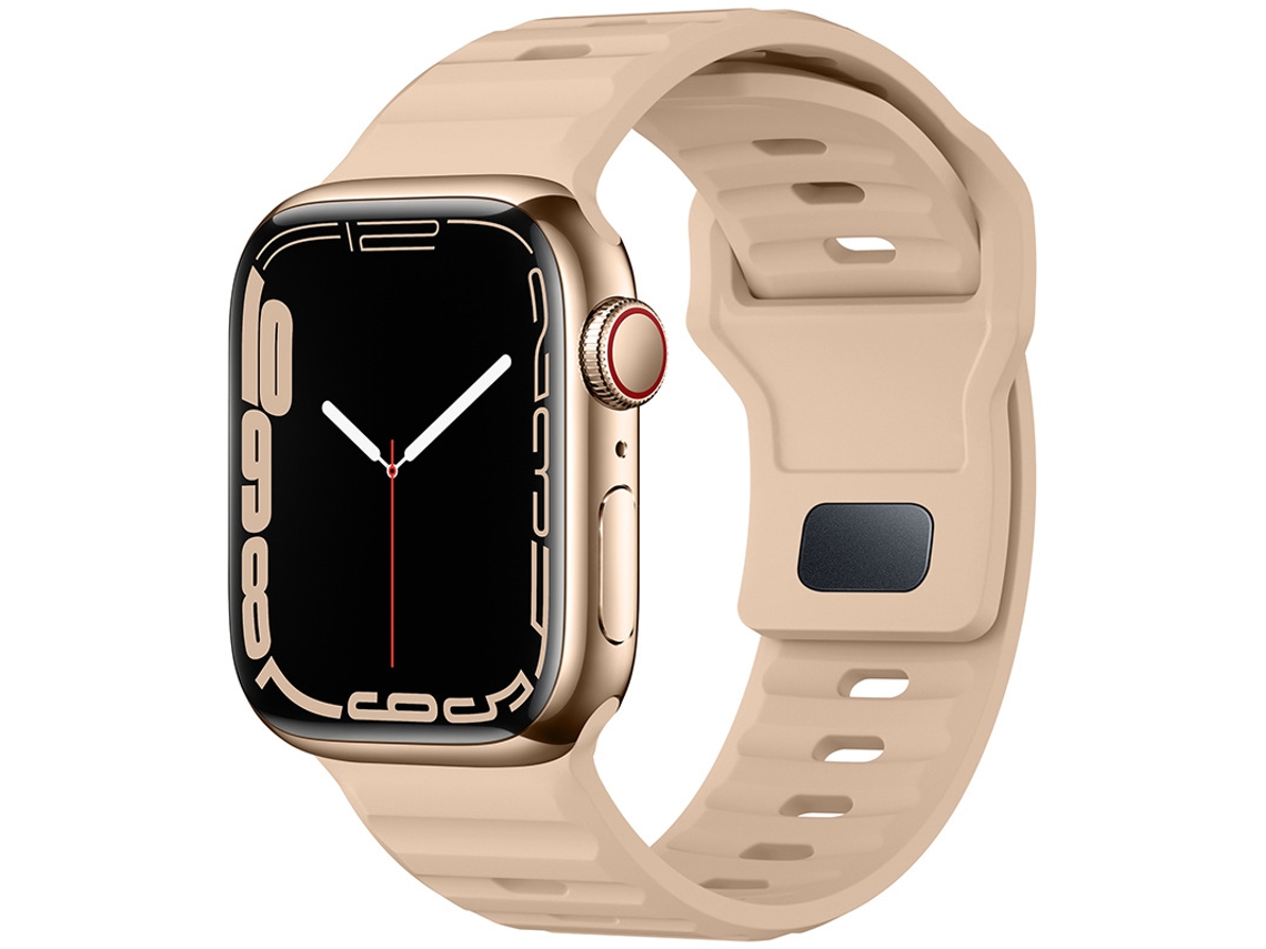 Bracelete Para Apple Watch 38/40/41/42mm Corante De Chá Com Leite Cuich