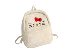 Mochila Escolar Unissex Moderna Para Laptop, Mochila Escolar Fofa, Grande Capacidade, Ideal Para Viagens, Branca.