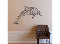 Adesivos Muraux, Adesivos Muraux Adesivos Art Mural Vinyle Mural Géométrique Papier Origami Mural 64x42cm