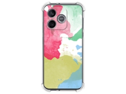 Capa Tumundosmartphone De Silicone Resistente A Impactos Para Honor 600 Lite 5g Com Estampa Em Aquarela 2 Desenhos