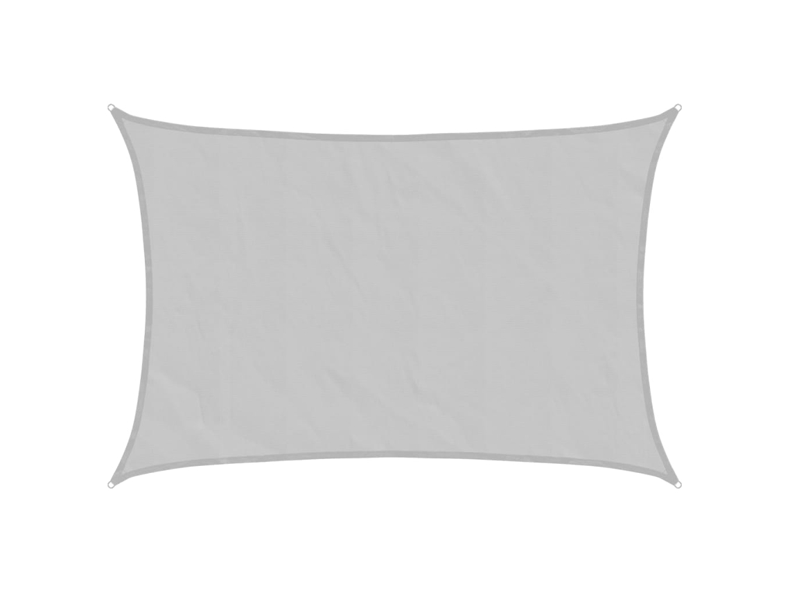 Maison Exclusive - Para-sol Estilo Vela 5x3 M Oxford 100% Poliéster Cinzento-claro