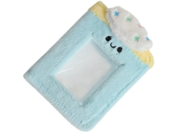 Álbum De Fotos Peluche Doux 3 Pouces Bleu - Cartes Fotos Mignon Pour Collection Cartes Postales Et Souvenirs
