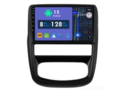 Auto Rádio Carro Bluetooth Autoradio 8GB RAM 128G ROM CarPlay GPS RoverOne para Renault Duster 2010-2015 para Nissan Terrano 2014-2022 