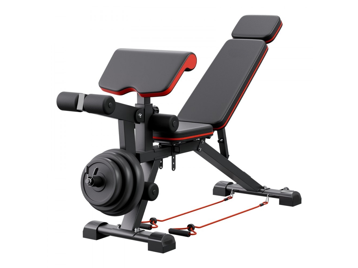 Conjunto De Equipamentos De Musculação Ajustável E Multifuncional Tekmaquinas