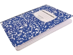 Cahier De Composition À Grands Carreaux 100 Feuilles Couverture Marbrée