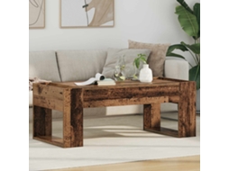 Vidaxl Mesa De Centro Madeira Antiga 110 X 50 X 41 Cm