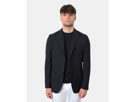 Blazer Masculino Breras Milano Monopetto Poliéster Azul (46)