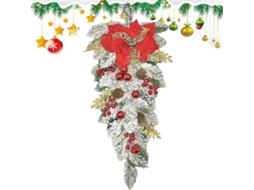 De Artificial, Decoração De Inverno Com Pinhas E Frutas Silvestres | Decorativa Em Forma De Lágrima, Gokoco