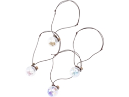 Conjunto De 4 Enfeites De Vidro Para Carro Com Flores Secas, Pequeno E Leve.