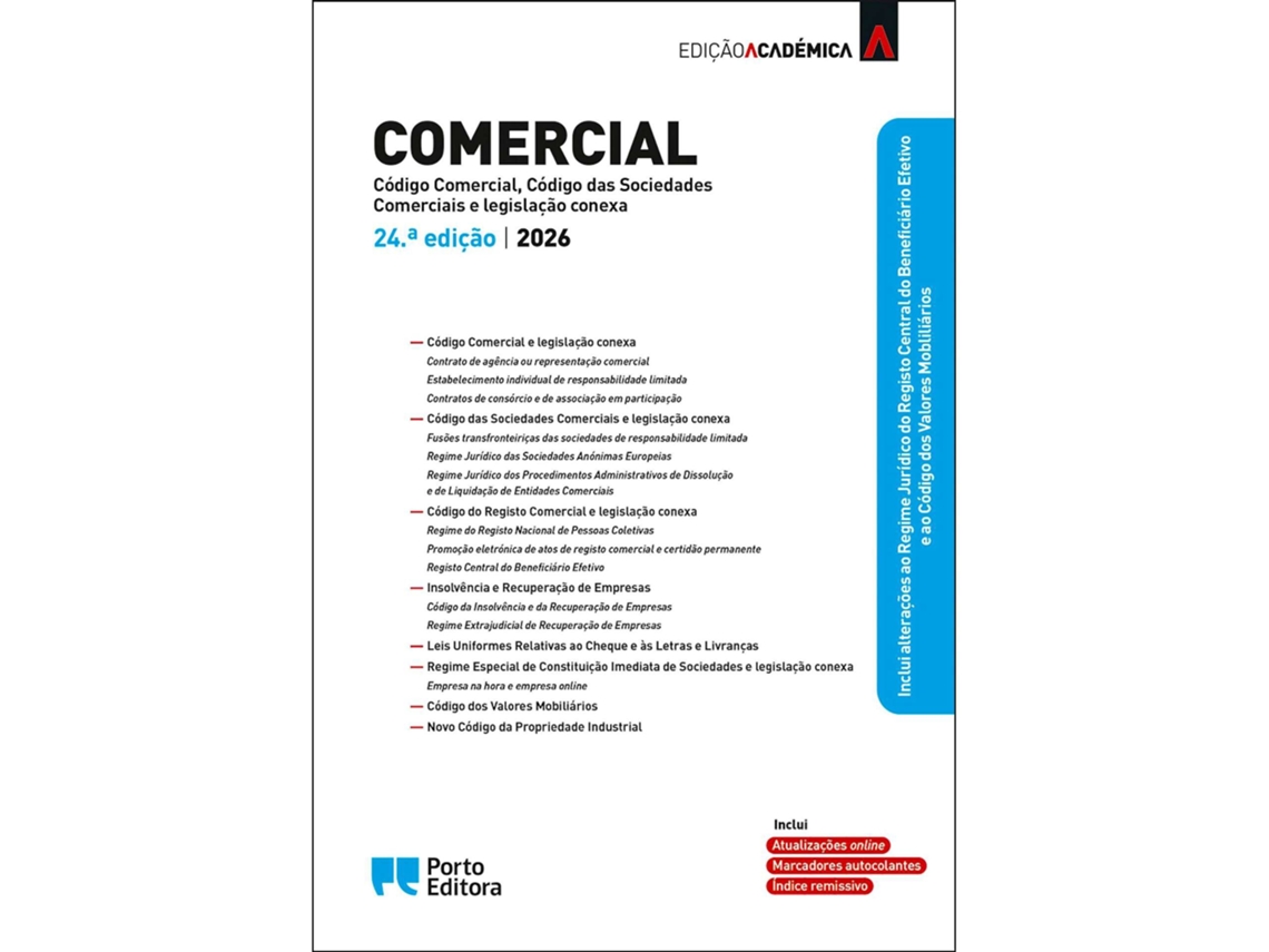 Comercial - Edição Académica - 24.ª Edição