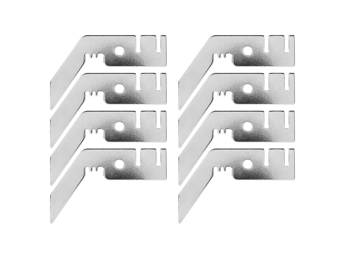 Cabides para cortinas residenciais com varão duplo de 3 polegadas (pacote com 8 unidades, compatível com tubos inferiores e cortinas)