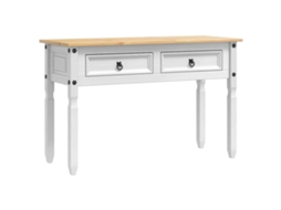Mesa de apoio com gaveta branca 115 x 46 x 73 cm MAISON EXCLUSIVE