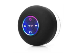 Mini Alto Falante Portátil À Prova Dágua Para Chuveiro Com Luz Led E Bluetooth, Ideal Para Uso Durante Chuveiros Ou Atividades Ao Ar Livre. PENGDSJE