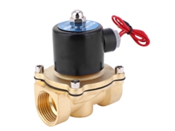 Válvula solenoide de latão normalmente fechada 2w250-25 1 pol. BSPP para ar, água e óleo AC220/DC24/12V