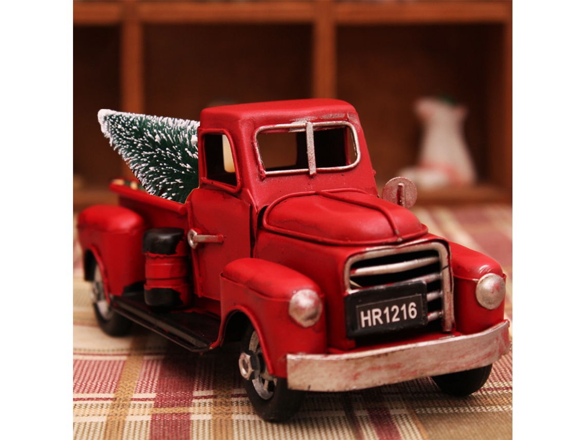 Decoração de Natal com Modelos de Carro Retro em Ferro LAXISCREED