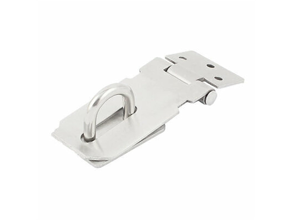 Datedura Para Porta Roupeiro, Cadeado, Parafuso Metal, Grampo, Tom Prateado, 1 Conjunto