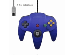 Pacote Com 2 Controles Com Fio Vintage De 64 Bits Para N64, Para Substituição De Gamepad De Jogos Retrô Ly Ebike