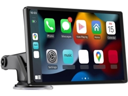 Rádio Automotivo Universal de 9 Polegadas, Reprodutor Multimídia de Vídeo Sem Carplay e Android. SFUSHOS