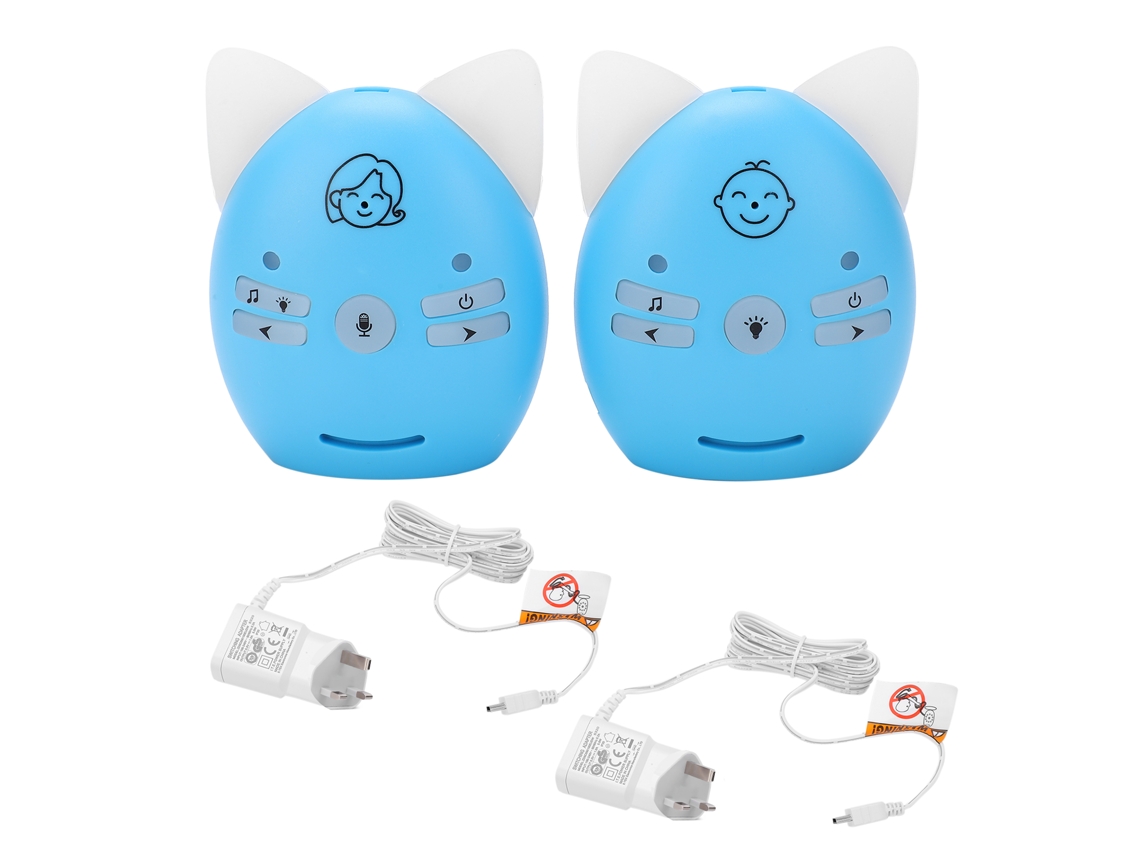 Babá Eletrônica Sem Fio com Câmera, Áudio Bidirecional, Luz Noturna AQUAFORGE