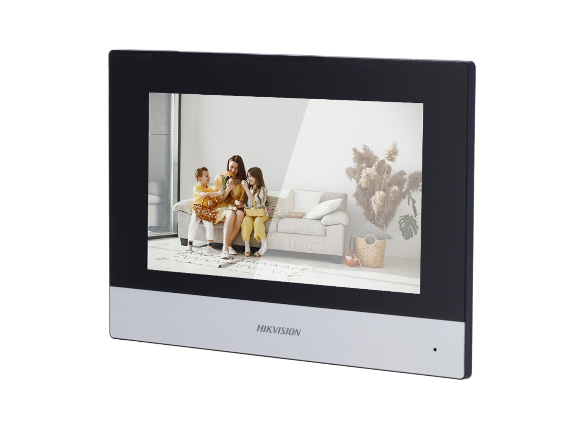Monitor Para Video Porteiro Hivision 7 Ttil Branco Ds Kh6320 Wte1 Hikvision