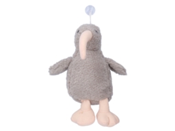Brinquedo De Pelúcia De Ave Animal Fofo Presente Perfeito Decorativo Cinza 22cm