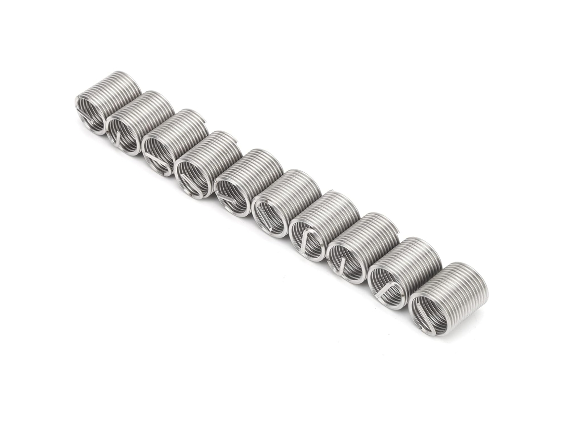 Insertos De Reparo Rosca Sus304 M18 X 2,0 2d, 10 Peças, Para Reparar