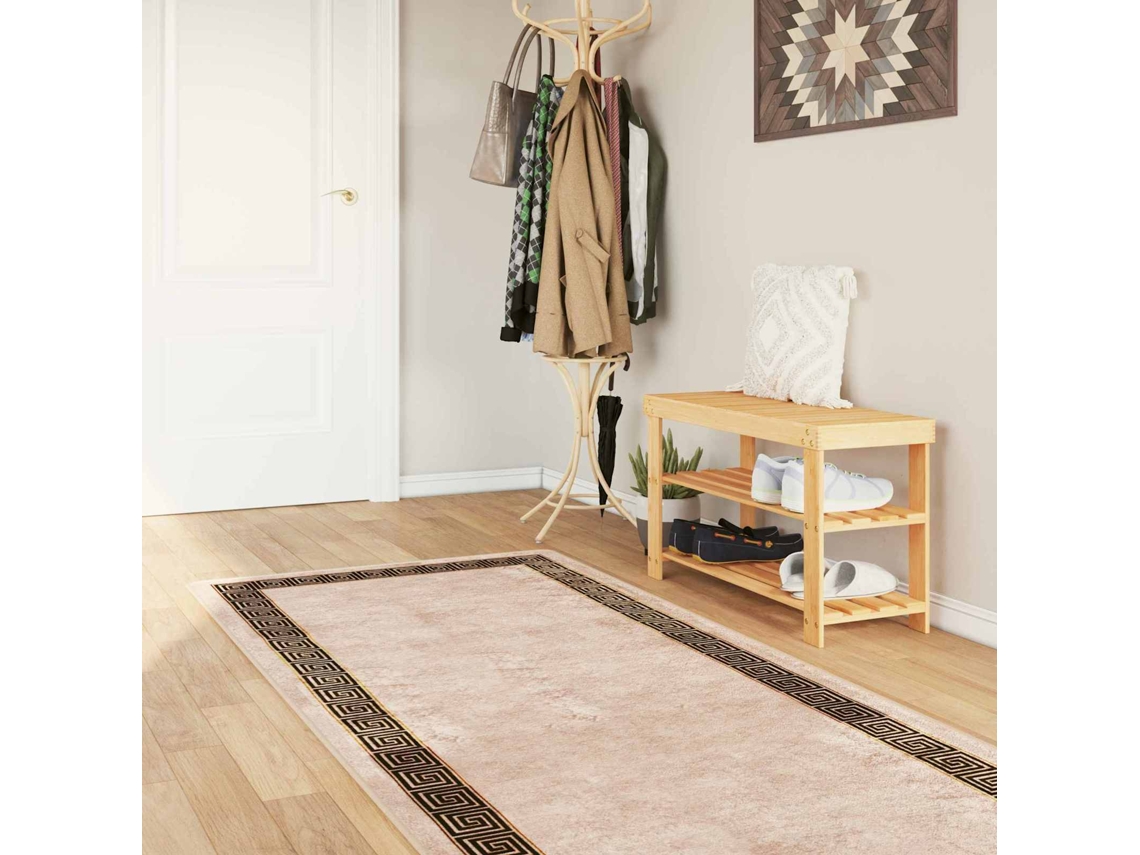 Vidaxl Passadeira Marsa Preto 80 X 250 Cm Poliéster E Pvc