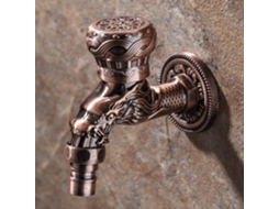 Torneira De Parede Esculpida Em Liga Zinco, Estilo Retrô, Decorativa,