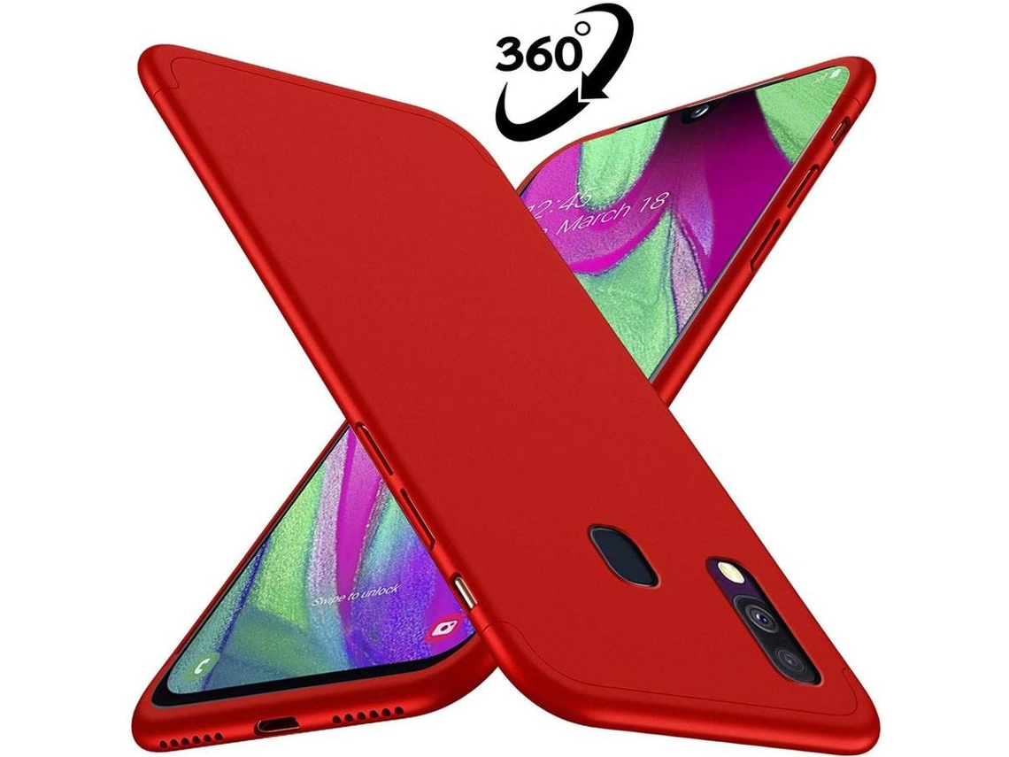 Capa Samsung Galaxy A40 HONGWE. Vermelho