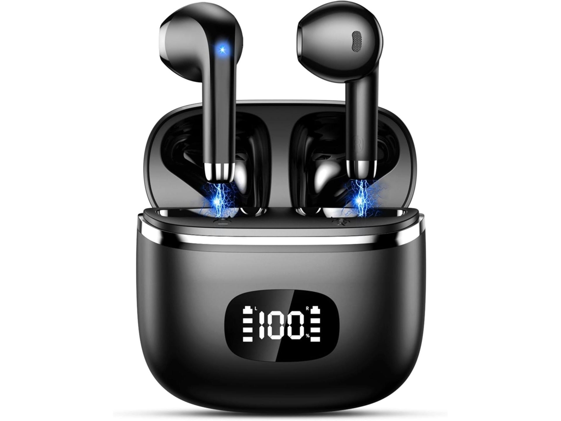 Fones de Ouvido Bluetooth MDUG com cancelamento de ruído ENC, 40h de bateria