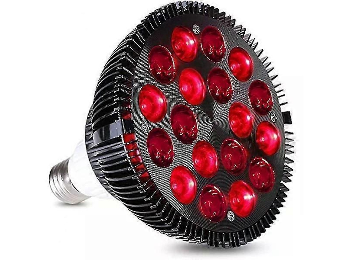 Lâmpada de Terapia com Luz Vermelha, Wolezek 36w 18 Leds, Dispositivo Infravermelha, C Ombinada Vermelha GOKOCO