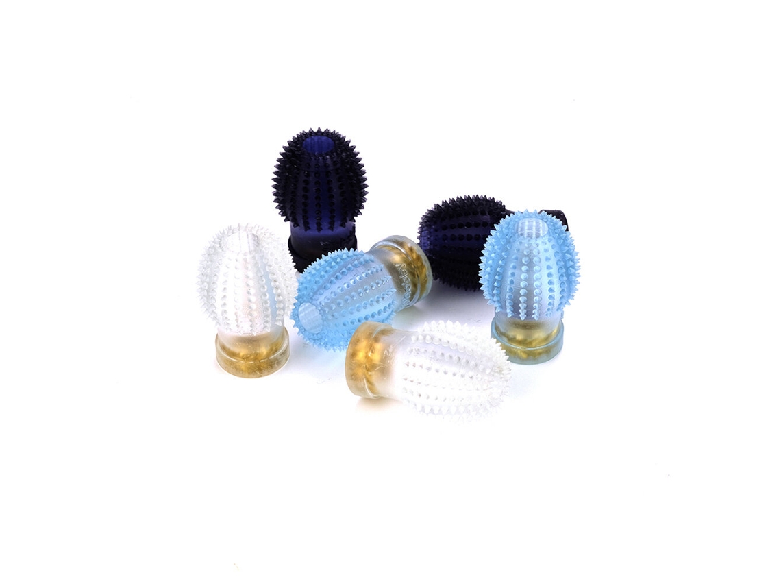 Stphobby Resina Azul Transparente 3mm 2pcs Pontas Gimbal Antiderrapantes Formato Cogumelo para Transmissor Fpv Tbs Tx16s Diy MDUG