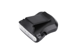 Luz de Capacete com 5 Leds para Pesca Camping Preto