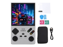 Console de Jogos Portátil EOOCOO com Sistema Linux, Tela 4 polegadas, Retrô