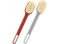 Lurelia Conjunto De 2 Escovas Para Costas Para Duche, Cabo Longo, Com Argola E Massagem Suave, Uso Diário