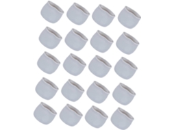 Conjunto De 50 Protetores Silicone Para Pés Cadeiras E Pisos, Impermeáveis E Antiderrapantes, Ideais Para Móveis E Mesas