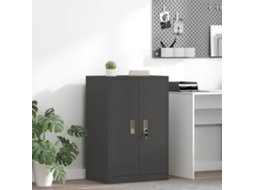 Vidaxl Armário De Arrumação Preto 60 X 40 X 90 Cm Aço