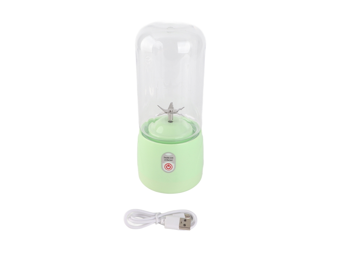 Batedeira Portátil Sem Fio USB 1200mah 410ml com 18000rpm para Frutas e Vegetais | S/MARCA