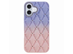 Capa De Celular Em Tpu Com Decoração De Strass Para Iphone 16