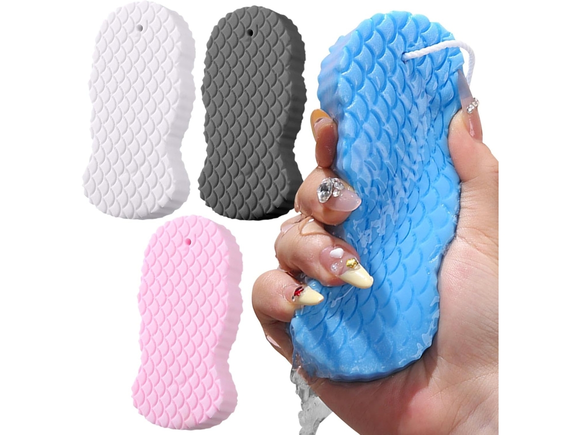 Esponja De Banho Corporal, Escova De Limpeza Corporal, Para Amigos, Adultos, Mulheres, Meninas, Homens, Esposas, Filhas