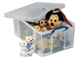 Caixa de Armazenamento Empilhável REALLY USEFUL BOX Transparente (710x440x380 mm - 84 L)