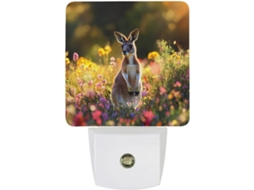 Cangurus Legais Luz Noturna Led Com Sensor Crepuscular