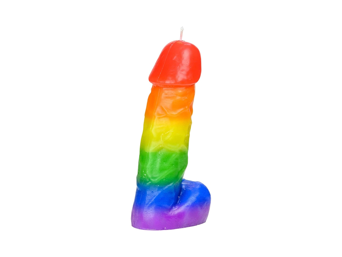 Vela Simulada De Pene Colorida E Divertida Para Ocasiões Especiais