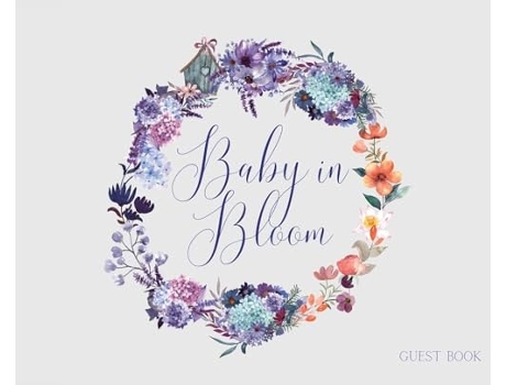 Livro Baby in Bloom, Baby Shower hardback Guest Book de Lulu and Bell (Inglês - Capa Dura)