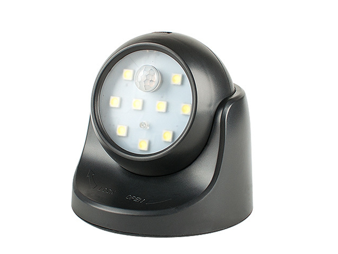 Luz Led Com Sensor De Movimento Pir, Impermeável Para Exterior