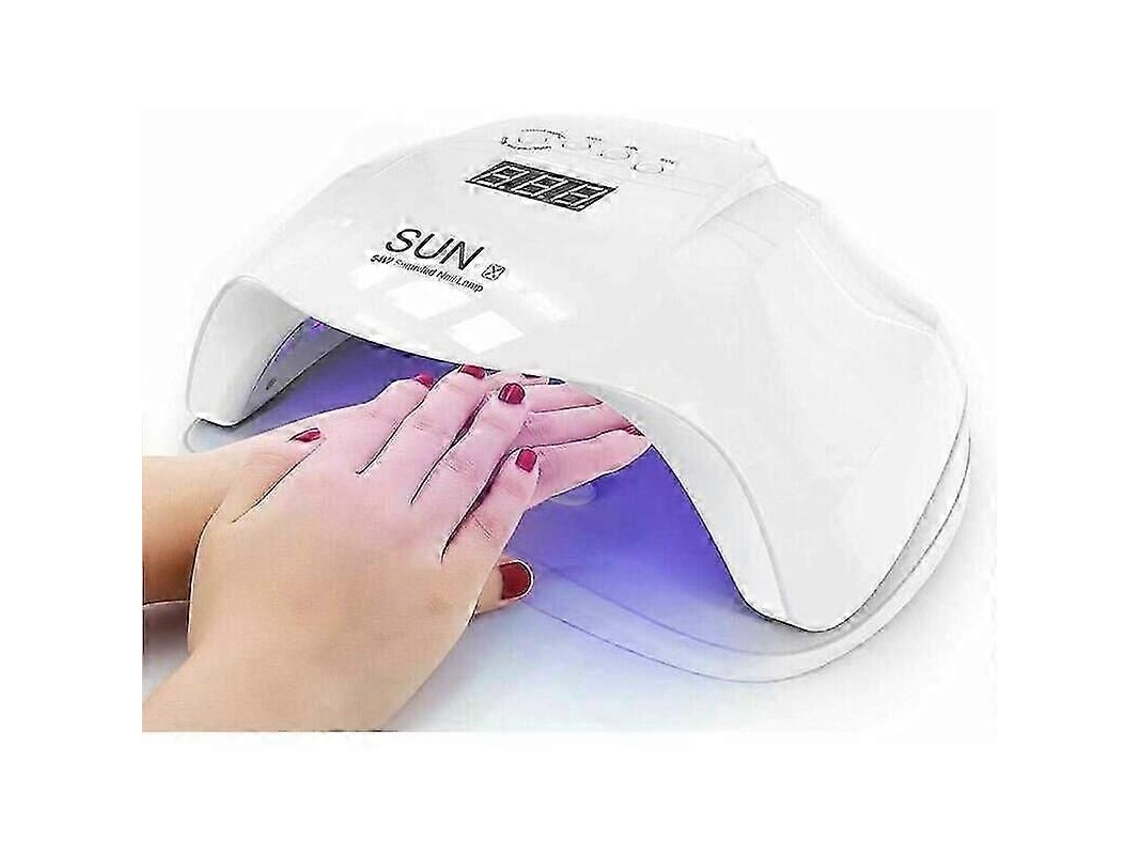 Lâmpada Uv/led Para Unhas, 54 W, 10s, Com Sensor Automático E Ecrã Digital, Para Gel E Manicure, Elysve