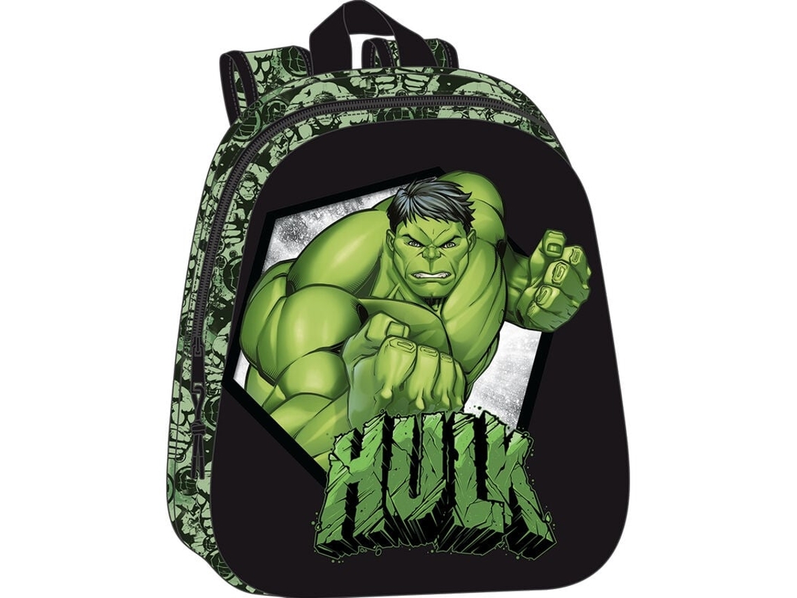 Mochila Marvel Hulk 3d 33 Cm BRILVIBERA