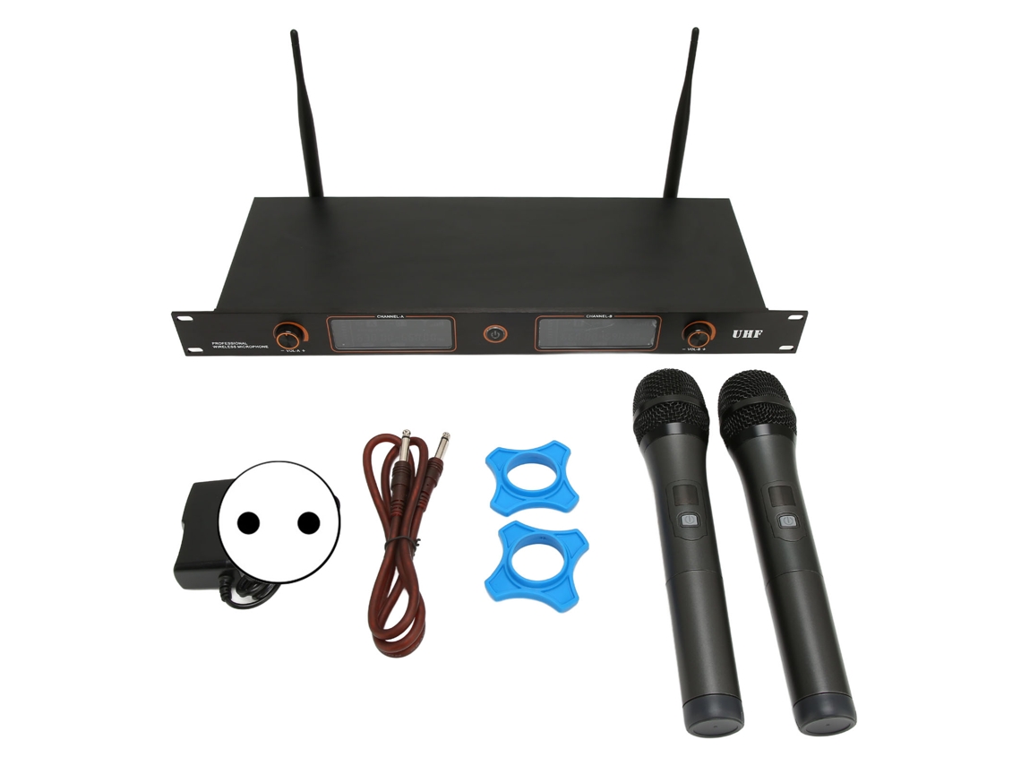 Sistema de Microfone Sem Fio EOOCOO (UHF, profissional)