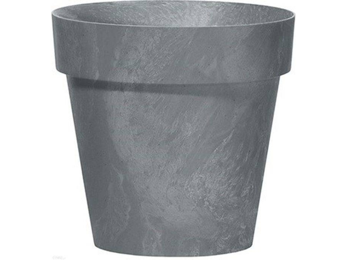 Vaso PROSPERPLAST Cube Beton Efect (Cinzento - 17 x 15cm)
